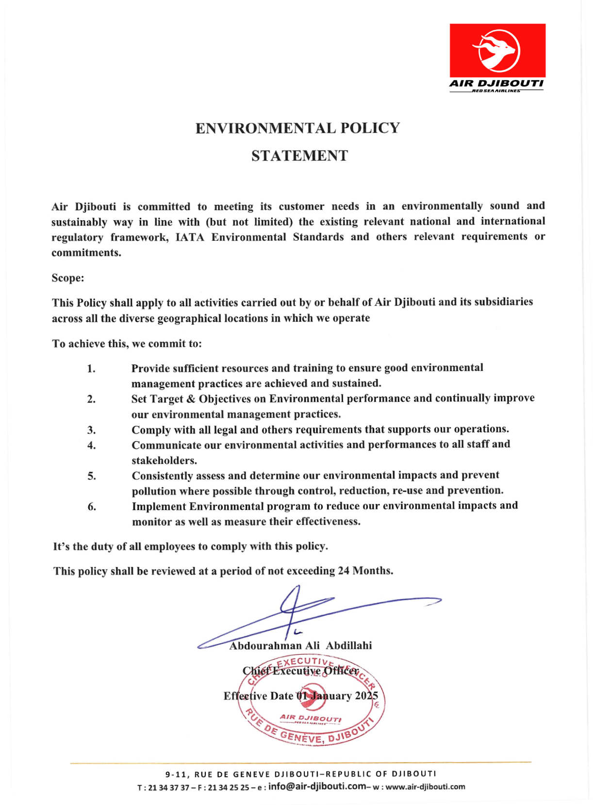 Environmental Policy